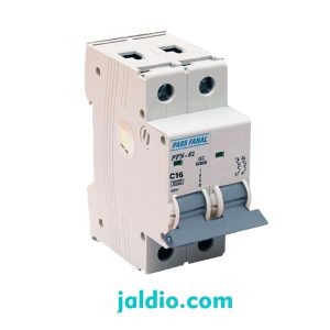 مشخصات فنی کلید مینیاتوری PFN 2P 16A C