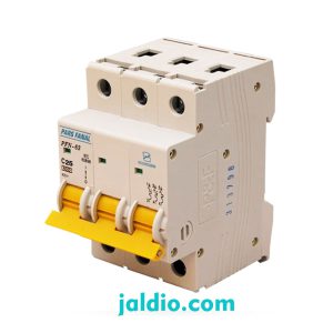 مینیاتوری سه پل 25 آمپر تیپ C پارس فانال ظرفیت قطع 6 کیلو کد PFN 3P 25A C
