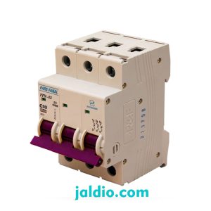 مینیاتوری سه پل 32 آمپر تیپ C پارس فانال ظرفیت قطع 6 کیلو کد PFN 3P 32A C