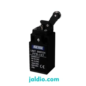 لیمیت سوئیچ بدنه پلاستیکی پارس فانال مدل PFB127 – ایمنی و عملکرد دقیق در طراحی صنعتی