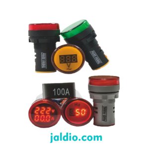 لامپ سیگنال ولت متری پارس فانال PFM56 22 80 - 500 VAC