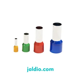 وایرشو تکی روکش دار، سطح مقطع سیم 0.5 , طول 8 میلی متر IES 0.50/8 E White رعد بسته ۱۰۰ عددی