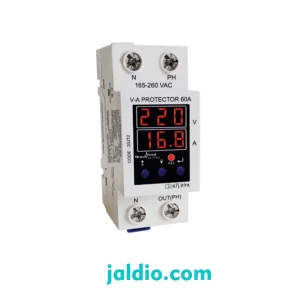 محافظ ولتاژ و جریان 60A شیوا امواج کد VAJT-60