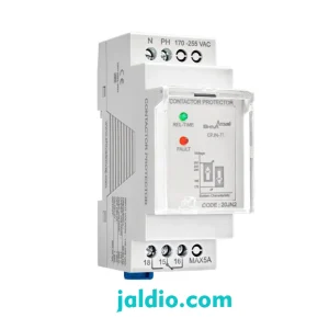 محافظ کنتاکتور 1S کنترل فاز تکفاز سری N شیوا امواج کد CPJN-T1