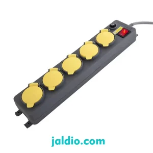 5 خانه فیوزدار دربدار با کابل3 متر با فیوز پارت الکتریک کد551