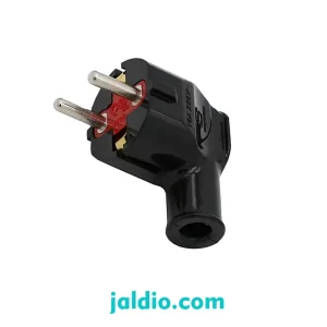 دو شاخه خانگی مشکی پارت الکتریک کد 5519