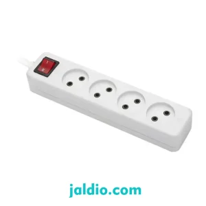 شهاب 4 خانه بدون ارت با کلید با کابل 1.8 متری پارت الکتریک کد 651