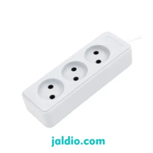 شهاب سه خانه بدون ارت بدون کلید با کابل 1.8 متری پارت الکتریک کد 861