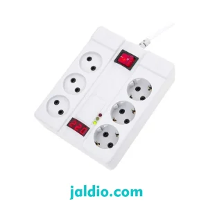 محافظ 6 خانه دیجیتالی با کابل 1.8 متری پارت الکتریک کد 2060