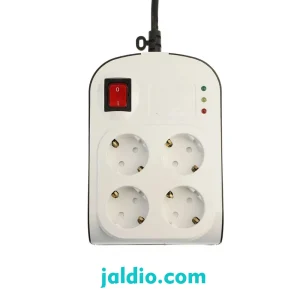 محافظ چهار خانه ارتدار با کلید و کابل 1.8 متر آنالوگ کامپیوتر پارت الکتریک کد 8791