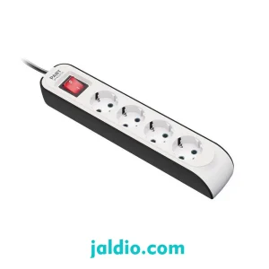 چهار خانه ارتدار با کلید و کابل 1.8 متری پارت الکتریک کد 8757